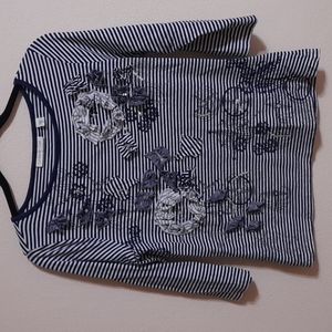 Coldwater Creek Nautical Top S